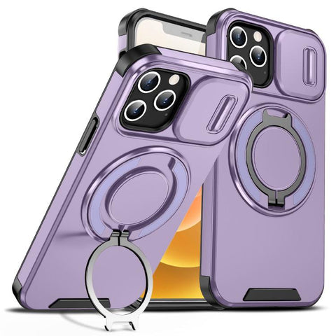 Sliding Camshield Ring Holder Phone Case, For iPhone 12 Pro, For iPhone 11 Pro Max, For iPhone 11, For iPhone 11 Pro