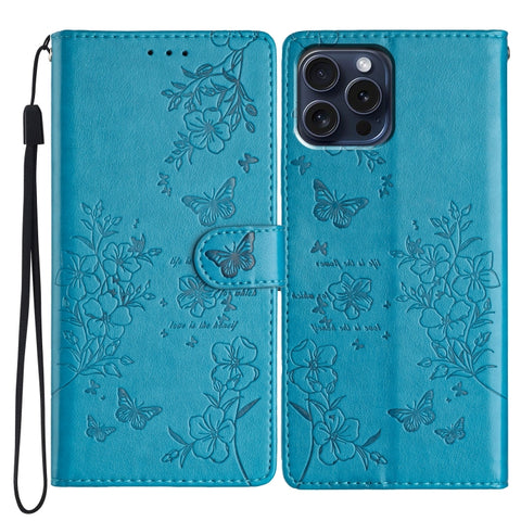 Butterflies and Flowers Leather Phone Case, For iPhone 15 Pro, For iPhone 15 Plus, For iPhone 15, For iPhone 14 Plus, For iPhone 14, For iPhone 14 Pro, For iPhone 14 Pro Max, For iPhone SE 2022 / SE 2020