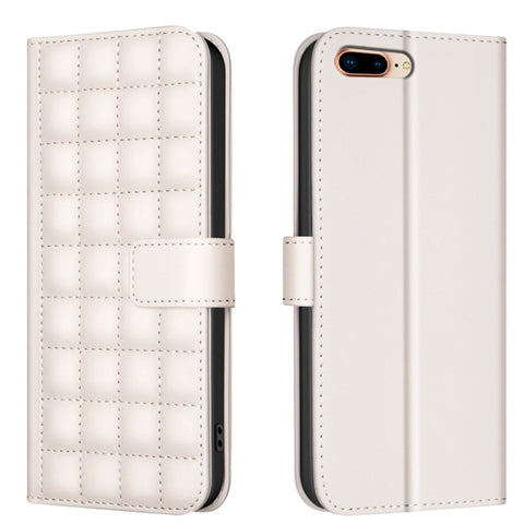 Square Texture Leather Phone Case, For iPhone 15 Plus / 14 Plus, For iPhone 15, For iPhone 14 / 13, For iPhone 14 Pro, For iPhone 14 Pro Max, For iPhone SE 2022 / SE 2020 / 8 / 7, For iPhone 13 Pro Max, For iPhone 13 Pro