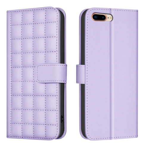 Square Texture Leather Phone Case, For iPhone 12 / 12 Pro, For iPhone 12 Pro Max, For iPhone 11 Pro Max, For iPhone 11, For iPhone 11 Pro, For iPhone XR, For iPhone XS Max, For iPhone 8 Plus / 7 Plus
