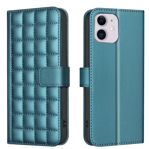 Square Texture Leather Phone Case, For iPhone 12 / 12 Pro, For iPhone 12 Pro Max, For iPhone 11 Pro Max, For iPhone 11, For iPhone 11 Pro, For iPhone XR, For iPhone XS Max, For iPhone 8 Plus / 7 Plus