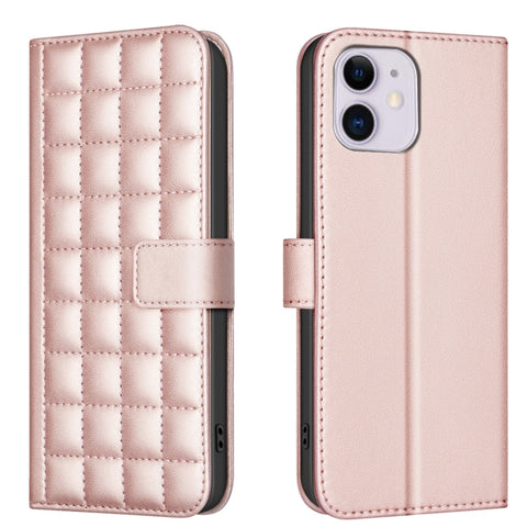 Square Texture Leather Phone Case, For iPhone 12 / 12 Pro, For iPhone 12 Pro Max, For iPhone 11 Pro Max, For iPhone 11, For iPhone 11 Pro, For iPhone XR, For iPhone XS Max, For iPhone 8 Plus / 7 Plus