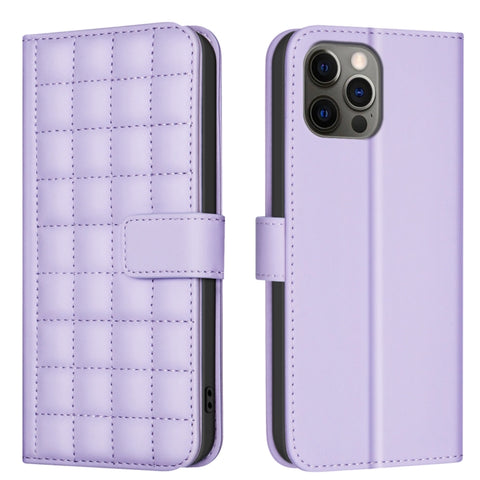Square Texture Leather Phone Case, For iPhone 12 / 12 Pro, For iPhone 12 Pro Max, For iPhone 11 Pro Max, For iPhone 11, For iPhone 11 Pro, For iPhone XR, For iPhone XS Max, For iPhone 8 Plus / 7 Plus
