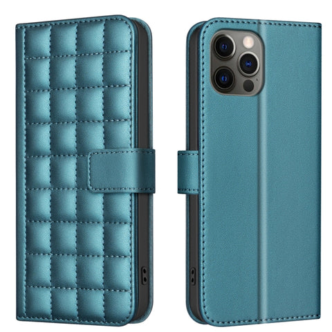 Square Texture Leather Phone Case, For iPhone 12 / 12 Pro, For iPhone 12 Pro Max, For iPhone 11 Pro Max, For iPhone 11, For iPhone 11 Pro, For iPhone XR, For iPhone XS Max, For iPhone 8 Plus / 7 Plus