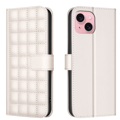 Square Texture Leather Phone Case, For iPhone 15 Plus / 14 Plus, For iPhone 15, For iPhone 14 / 13, For iPhone 14 Pro, For iPhone 14 Pro Max, For iPhone SE 2022 / SE 2020 / 8 / 7, For iPhone 13 Pro Max, For iPhone 13 Pro