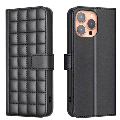 Square Texture Leather Phone Case, For iPhone 12 / 12 Pro, For iPhone 12 Pro Max, For iPhone 11 Pro Max, For iPhone 11, For iPhone 11 Pro, For iPhone XR, For iPhone XS Max, For iPhone 8 Plus / 7 Plus