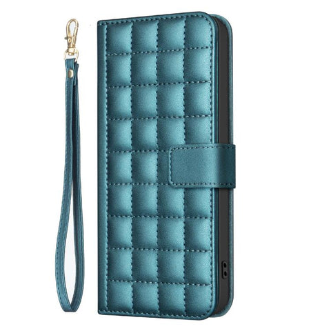 Square Texture Leather Phone Case, For iPhone 18 Pro Max/17 Pro Max, For iPhone 17e / 16e, For iPhone 16 Pro Max, For iPhone 16 Pro, For iPhone 16 Plus, For iPhone 16, For iPhone 15 Pro Max, For iPhone 15 Pro