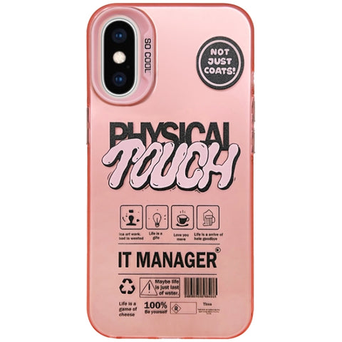 English Label Double-sided Frosted Phone Case, For iPhone 11 Pro, For iPhone XS / X, For iPhone XR, For iPhone XS Max