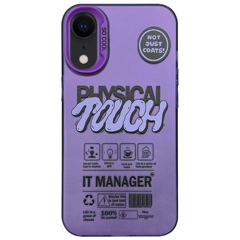 English Label Double-sided Frosted Phone Case, For iPhone 11 Pro, For iPhone XS / X, For iPhone XR, For iPhone XS Max
