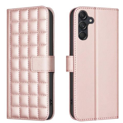 Square Texture Leather Phone Case, For Samsung Galaxy M55, For Samsung Galaxy M15, For Samsung Galaxy M62