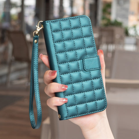 Square Texture Leather Phone Case, For Samsung Galaxy M55, For Samsung Galaxy M15, For Samsung Galaxy M62