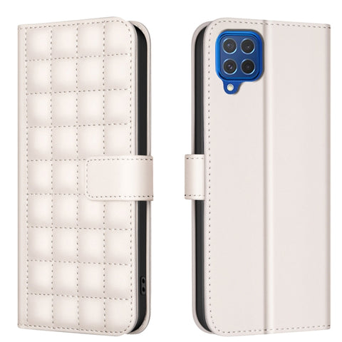Square Texture Leather Phone Case, For Samsung Galaxy M55, For Samsung Galaxy M15, For Samsung Galaxy M62