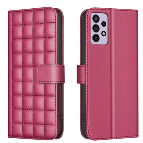 Square Texture Leather Phone Case, For Samsung Galaxy A53, For Samsung Galaxy A32 5G, For Samsung Galaxy A12