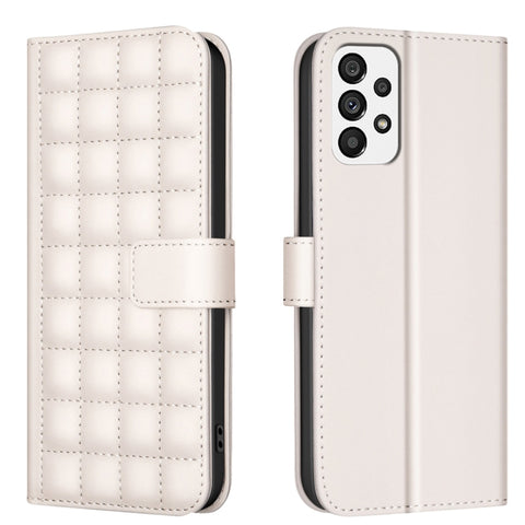 Square Texture Leather Phone Case, For Samsung Galaxy A53, For Samsung Galaxy A32 5G, For Samsung Galaxy A12
