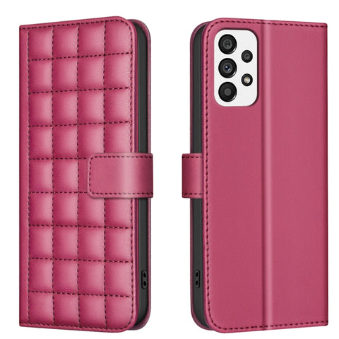Square Texture Leather Phone Case, For Samsung Galaxy A53, For Samsung Galaxy A32 5G, For Samsung Galaxy A12