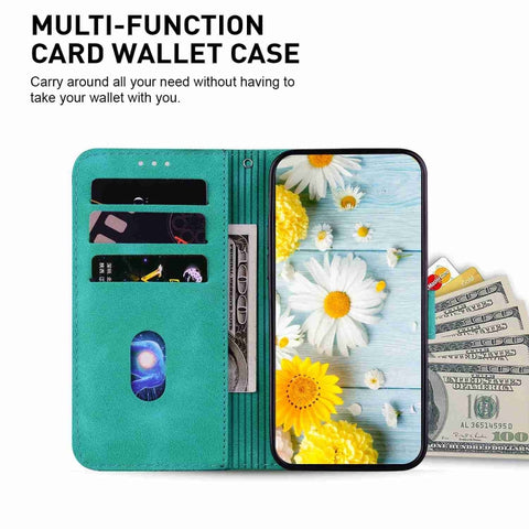 Lily Embossed Leather Phone Case, For Samsung Galaxy S25+ 5G, For Samsung Galaxy S25 Ultra 5G, For Samsung Galaxy S24 FE 5G