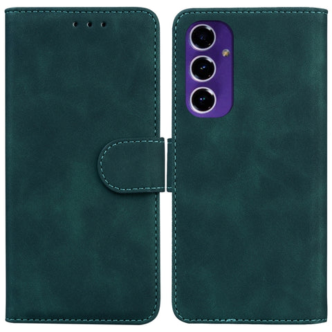 Skin Feel Pure Color Flip Leather Phone Case, For Samsung Galaxy S25+ 5G, For Samsung Galaxy S25 Ultra 5G, For Samsung Galaxy S24 FE 5G