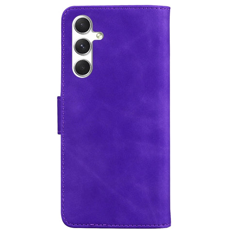 Skin Feel Pure Color Flip Leather Phone Case, For Samsung Galaxy S25+ 5G, For Samsung Galaxy S25 Ultra 5G, For Samsung Galaxy S24 FE 5G