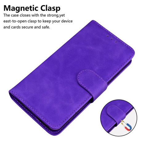 Skin Feel Pure Color Flip Leather Phone Case, For Samsung Galaxy S25+ 5G, For Samsung Galaxy S25 Ultra 5G, For Samsung Galaxy S24 FE 5G