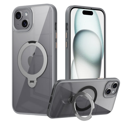 Transparent MagSafe Magnetic Rotating Ring Holder Phone Case, For iPhone 13 Pro Max, For iPhone 13 Pro, For iPhone 13, For iPhone 12 / 12 Pro, For iPhone 12 Pro Max