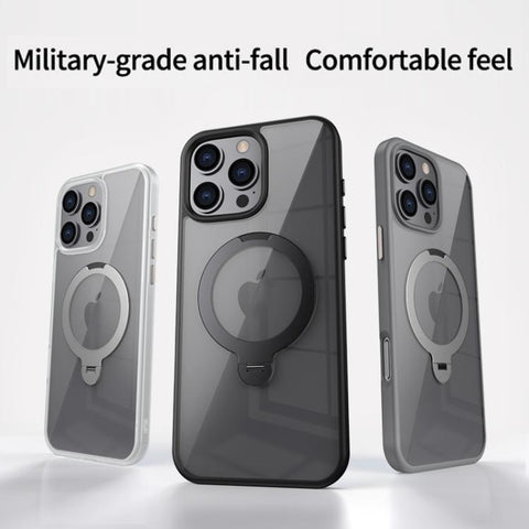 Transparent MagSafe Magnetic Rotating Ring Holder Phone Case, For iPhone 13 Pro Max, For iPhone 13 Pro, For iPhone 13, For iPhone 12 / 12 Pro, For iPhone 12 Pro Max