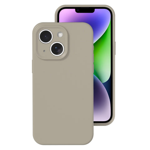 Precise Hole Liquid Silicone Jelly Color Full Coverage Phone Case, For iPhone 14 Plus