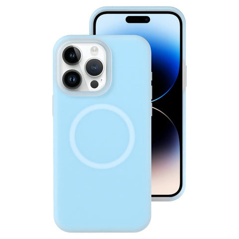 Jelly Liquid Silicone MagSafe Magnetic Phone Case, For iPhone 15, For iPhone 14 Plus, For iPhone 14, For iPhone 14 Pro