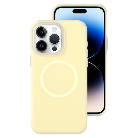 Jelly Liquid Silicone MagSafe Magnetic Phone Case, For iPhone 15, For iPhone 14 Plus, For iPhone 14, For iPhone 14 Pro