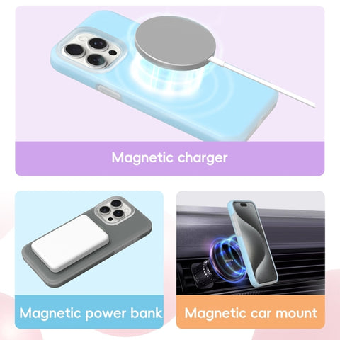 Jelly Liquid Silicone MagSafe Magnetic Phone Case, For iPhone 15, For iPhone 14 Plus, For iPhone 14, For iPhone 14 Pro