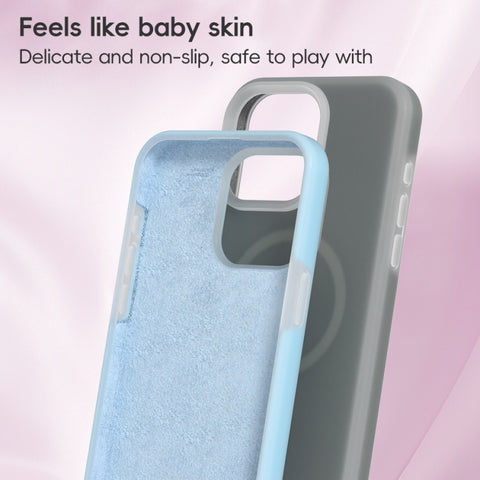 Jelly Liquid Silicone MagSafe Magnetic Phone Case, For iPhone 17e / 16e, For iPhone 16 Pro Max, For iPhone 16 Pro, For iPhone 16 Plus
