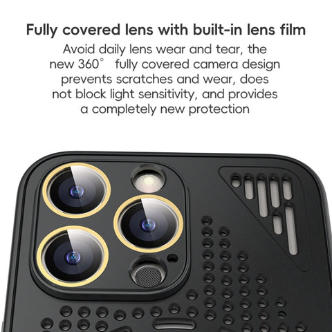 Hollow Cooling MagSafe Shockproof Phone Case, For iPhone 13 Pro Max, For iPhone 13 Pro, For iPhone 13, For iPhone 12, For iPhone 12 Pro Max, For iPhone 12 Pro