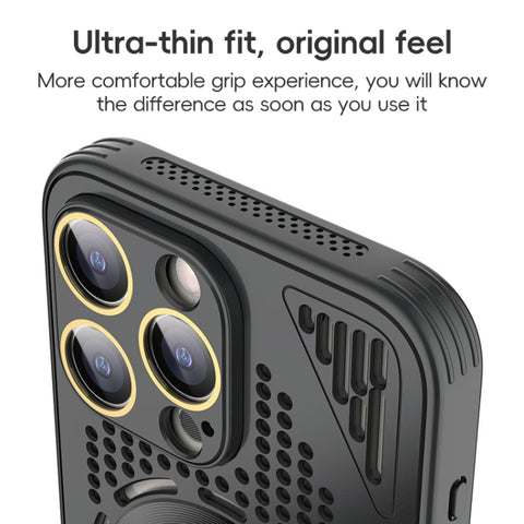 Hollow Cooling MagSafe Shockproof Phone Case, For iPhone 15 Pro Max, For iPhone 15 Pro, For iPhone 15, For iPhone 14, For iPhone 14 Pro, For iPhone 14 Pro Max