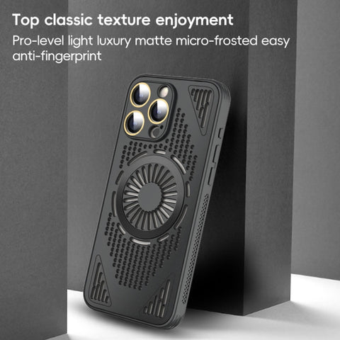 Hollow Cooling MagSafe Shockproof Phone Case, For iPhone 13 Pro Max, For iPhone 13 Pro, For iPhone 13, For iPhone 12, For iPhone 12 Pro Max, For iPhone 12 Pro