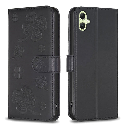 Four-leaf Embossed Leather Phone Case, For Samsung Galaxy A56 5G, For Samsung Galaxy A36, For Samsung Galaxy A16 5G, For Samsung Galaxy A06