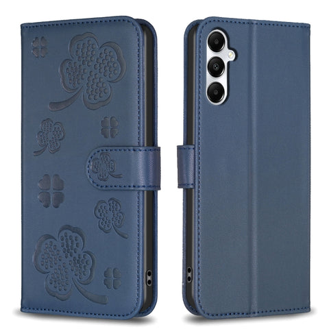 Four-leaf Embossed Leather Phone Case, For Samsung Galaxy A56 5G, For Samsung Galaxy A36, For Samsung Galaxy A16 5G, For Samsung Galaxy A06
