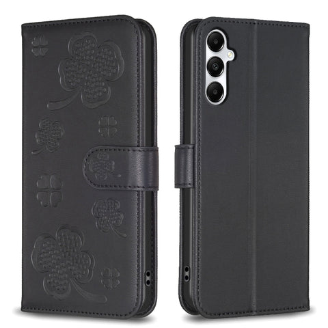 Four-leaf Embossed Leather Phone Case, For Samsung Galaxy A56 5G, For Samsung Galaxy A36, For Samsung Galaxy A16 5G, For Samsung Galaxy A06
