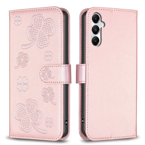 Four-leaf Embossed Leather Phone Case, For Samsung Galaxy A56 5G, For Samsung Galaxy A36, For Samsung Galaxy A16 5G, For Samsung Galaxy A06