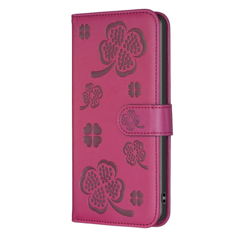 Four-leaf Embossed Leather Phone Case, For Samsung Galaxy A56 5G, For Samsung Galaxy A36, For Samsung Galaxy A16 5G, For Samsung Galaxy A06
