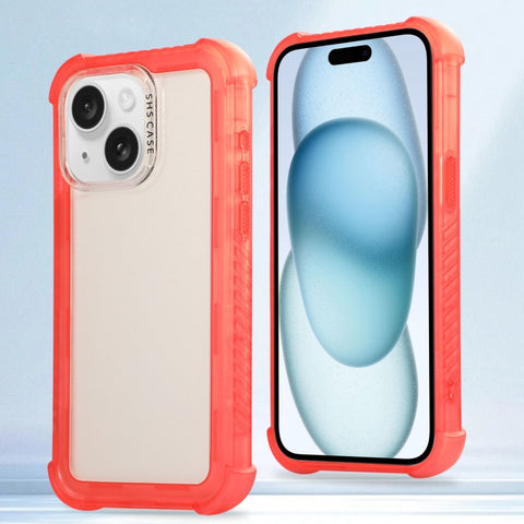 Transparent Matte TPU Hybrid PC 3-in-1 Phone Case, For iPhone 16 Pro Max, For iPhone 16 Pro, For iPhone 16 Plus, For iPhone 16, For iPhone 15 Pro Max, For iPhone 15 Pro, For iPhone 15 Plus, For iPhone 15