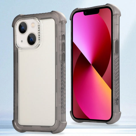 Transparent Matte TPU Hybrid PC 3-in-1 Phone Case, For iPhone 14 Plus, For iPhone 14, For iPhone 14 Pro, For iPhone 14 Pro Max, For iPhone 13