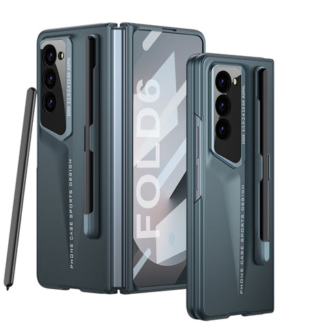 GKK Integrated Blade Ultra-thin Full Coverage Phone Case with Pen Slot, Not Included Pen, For Galaxy Z Fold8 Ultra 5G, For Samsung Galaxy Z Fold6