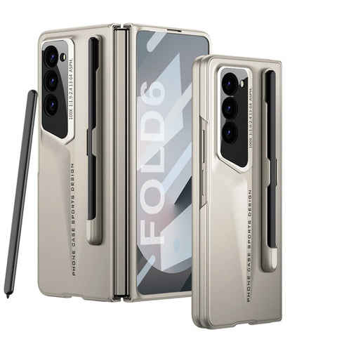 GKK Integrated Blade Ultra-thin Full Coverage Phone Case with Pen Slot, Not Included Pen, For Galaxy Z Fold8 Ultra 5G, For Samsung Galaxy Z Fold6