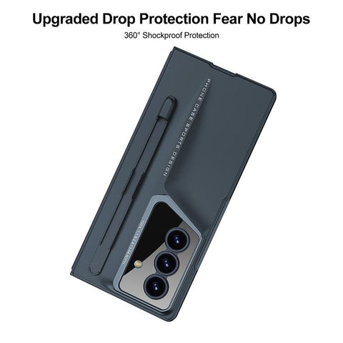 GKK Integrated Blade Ultra-thin Full Coverage Phone Case with Pen Slot, Not Included Pen, For Galaxy Z Fold8 Ultra 5G, For Samsung Galaxy Z Fold6