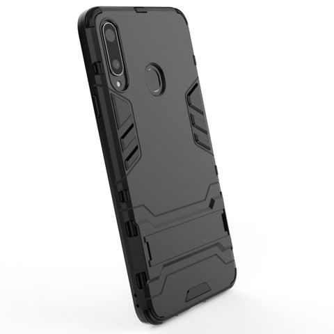 For Samsung Galaxy A20s PC + TPU Shockproof Case with Holder