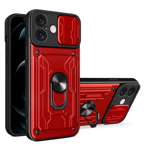 Sliding Camshield TPU+PC Phone Case with Card Slot, For iPhone 16 Pro Max, For iPhone 16 Pro, For iPhone 16 Plus, For iPhone 16, For iPhone 15 Pro Max, For iPhone 15 Pro