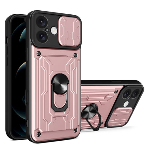 Sliding Camshield TPU+PC Phone Case with Card Slot, For iPhone 16 Pro Max, For iPhone 16 Pro, For iPhone 16 Plus, For iPhone 16, For iPhone 15 Pro Max, For iPhone 15 Pro