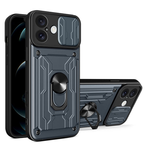 Sliding Camshield TPU+PC Phone Case with Card Slot, For iPhone 16 Pro Max, For iPhone 16 Pro, For iPhone 16 Plus, For iPhone 16, For iPhone 15 Pro Max, For iPhone 15 Pro