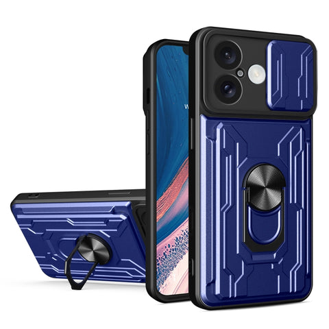 Sliding Camshield TPU+PC Phone Case with Card Slot, For iPhone 16 Pro Max, For iPhone 16 Pro, For iPhone 16 Plus, For iPhone 16, For iPhone 15 Pro Max, For iPhone 15 Pro