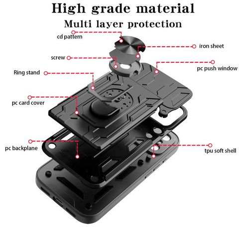 Sliding Camshield TPU+PC Phone Case with Card Slot, For iPhone 18 Pro, For iPhone 18 Pro Max, For iPhone 17e / 16e, For iPhone 17 Pro Max, For iPhone 17 Pro, For iPhone 17