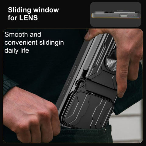 Sliding Camshield TPU+PC Phone Case with Card Slot, For iPhone 18 Pro, For iPhone 18 Pro Max, For iPhone 17e / 16e, For iPhone 17 Pro Max, For iPhone 17 Pro, For iPhone 17